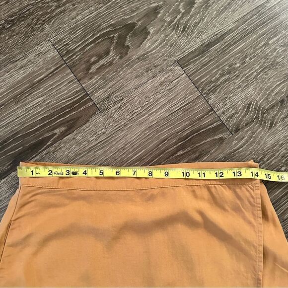 Frank and Oak Tan Wrap Midi Skirt - Picture 6 of 7